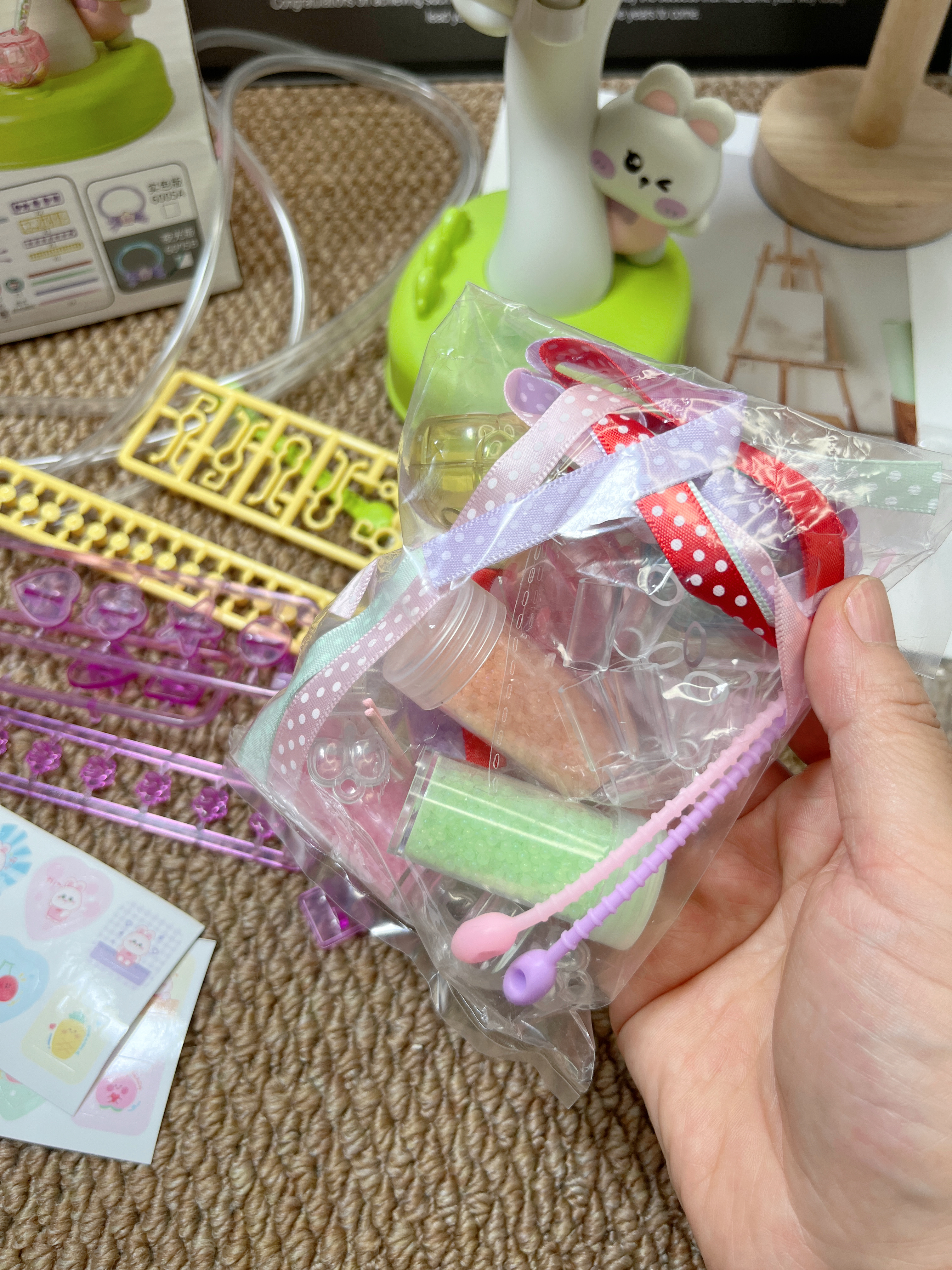 尚美贝贝儿童串珠机玩具手工diy夜光串珠手链项链饰品3-6岁女孩生日礼物 实拍图