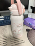 膳魔师儿童保温杯316L吸管杯带锁扣学生3-6-12岁水壶开学水杯460ml 粉 实拍图