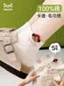 猫人【100%纯棉毛巾绣】女士袜子女抗菌防臭吸汗可爱短筒袜春夏季5双 实拍图