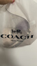 蔻驰（COACH）奥莱女士夏季女包经典老花ROWAN 迷你波士顿单肩斜挎包手提包 IM/沙黄色/粉笔白色 实拍图