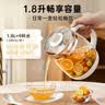 小熊（Bear）养生壶玻璃1.8L大容量智能花茶壶煮水壶家用多功能煮茶壶烧水泡茶壶恒温壶保温一体全自动电热水壶 【配滤网】 长效保温YSH-C18Z5 1.8L 实拍图