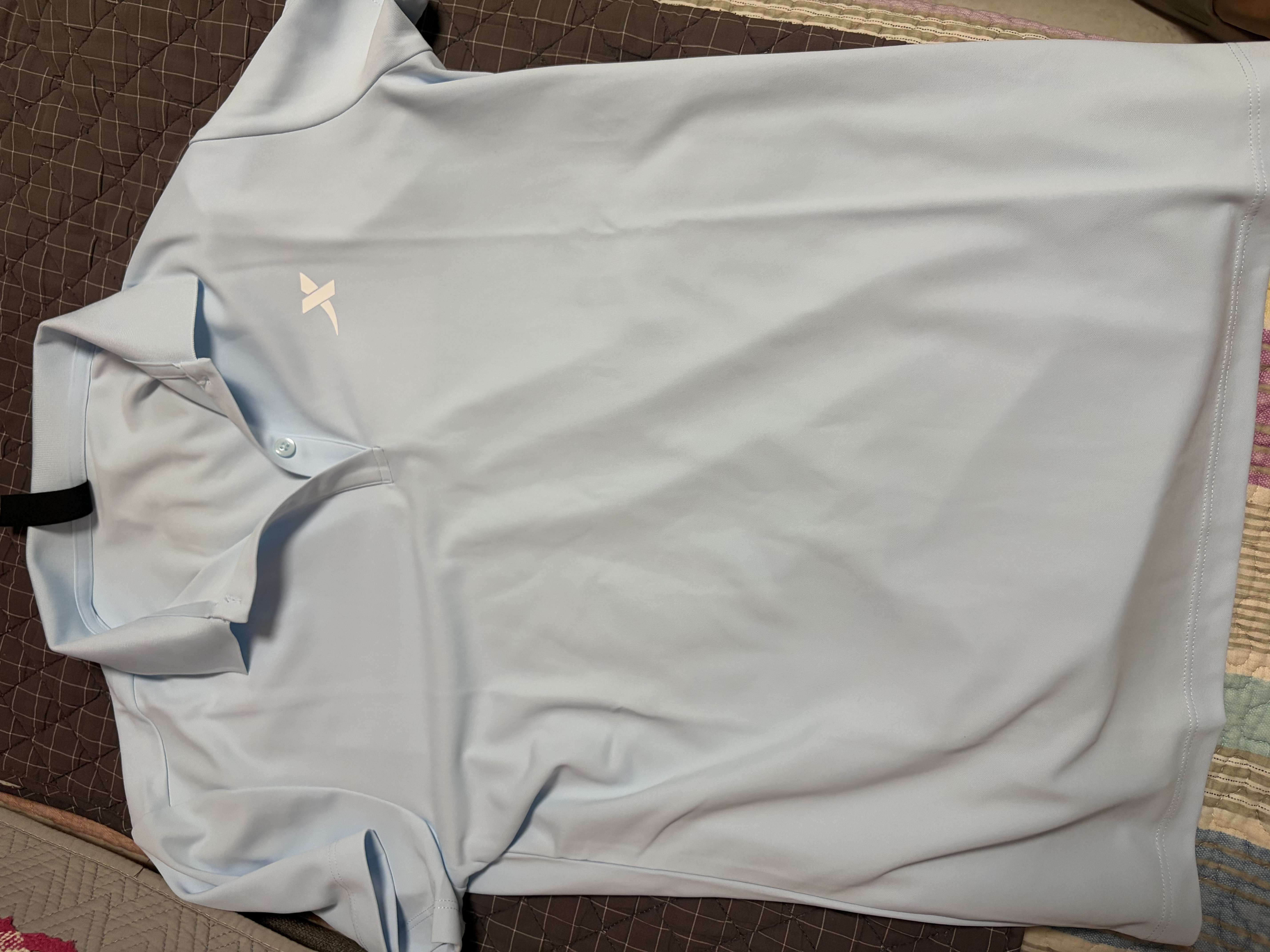 特步（XTEP）速干polo衫女短袖夏季训练服羽毛球瑜伽女运动上衣正肩翻领t恤衫 实拍图