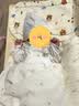 安可新 婴儿尿布兜可洗新生儿纯棉亲肤透气隔尿隔污3件装S码10斤以下 实拍图