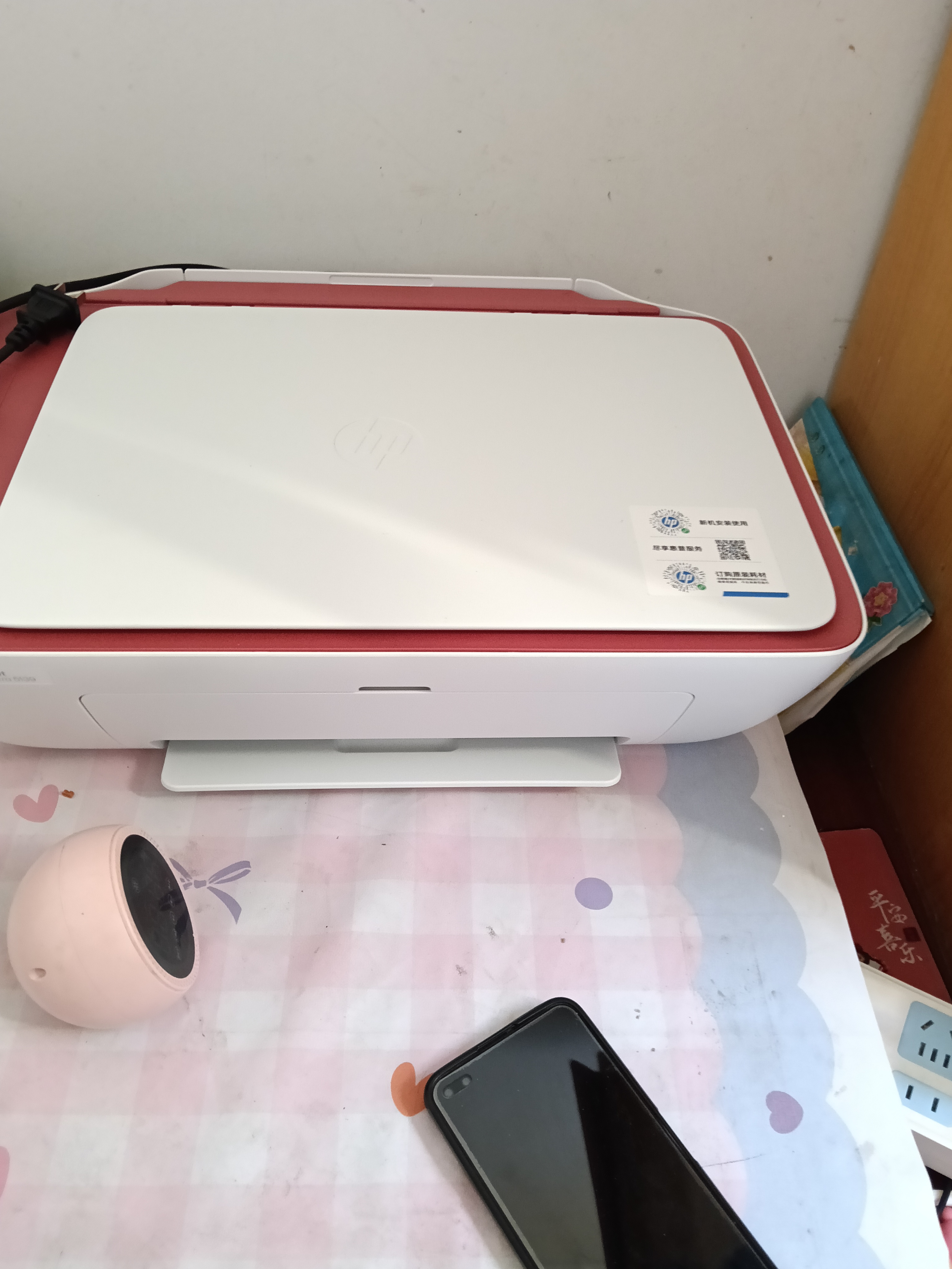 惠普DJ4929/5139无线彩色打印复印扫描一体机家用家庭作业试卷手机连接大墨盒照片小型学生办公A4喷墨 5139（无线打印复印扫描/升级双频wifi） 套餐五：标配+1套原装黑彩墨盒+A4纸+相纸 实拍图