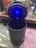 车载烟灰缸个性创意多功能夜光灯带盖汽车车内用品大全实用 黑色led灯款 均码 实拍图
