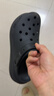 卡骆驰（CROCS）（crocs）经典泡芙Clog男女沙滩洞洞鞋凉拖鞋 207521-001 36 实拍图