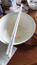 华开陶瓷筷子家用高档一人一双专人专用抗菌防霉景德镇食品级一人一筷 金如意陶瓷筷 2双 实拍图