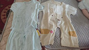 缤丽猫 婴儿连体衣夏季宝宝新生儿衣服纯棉短袖哈衣爬服空调服薄款夏装 短袖连体衣-拼接咖色 80cm 实拍图