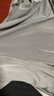 真维斯（Jeanswest）冰丝短袖T恤男夏季纯色体恤衫宽松大码运动健身半袖男士速干上衣 实拍图