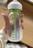 布朗博士玻璃奶瓶 0-3月新生婴儿防胀气防呛 宽口径奶瓶270ml 双兔 实拍图
