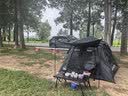 black dog黑狗全自动帐篷外大型露营速开公园帐篷黑胶 两门两窗 实拍图