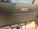 AOC显示器23.8英寸 电脑显示屏幕 办公学习 台式拓展笔记本外接扩展屏 硬件低蓝光 圆偏光护眼 24E40L 实拍图