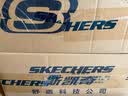 斯凯奇（Skechers）女鞋小白熊女士休闲鞋子厚底增高百搭运动软底老爹鞋女99999863 白色/海军蓝色/WNV 36 实拍图