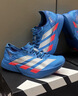 adidas adizero RC 4超轻缓震训练备赛体测薄底竞训跑鞋阿迪达斯   深蓝/浅蓝/粉   44 实拍图