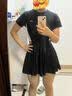 李宁（LI-NING）泳衣女连体裙式游泳衣遮肚显瘦抗氯速干玩水度假泳装546黑色2XL 实拍图