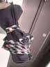 天堂伞 加大雨伞三折 经典商务伞格纹10骨加大雨伞男女 藏青 实拍图