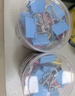 得力（deli）【超级爆款】48只25mm彩色长尾夹票夹 4#中号金属燕尾夹票据文件夹办公 48只/筒 8554ES 实拍图