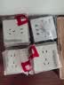 德力西（DELIXI）明装开关插座面板 158系列 二开单控开关无需底盒 实拍图