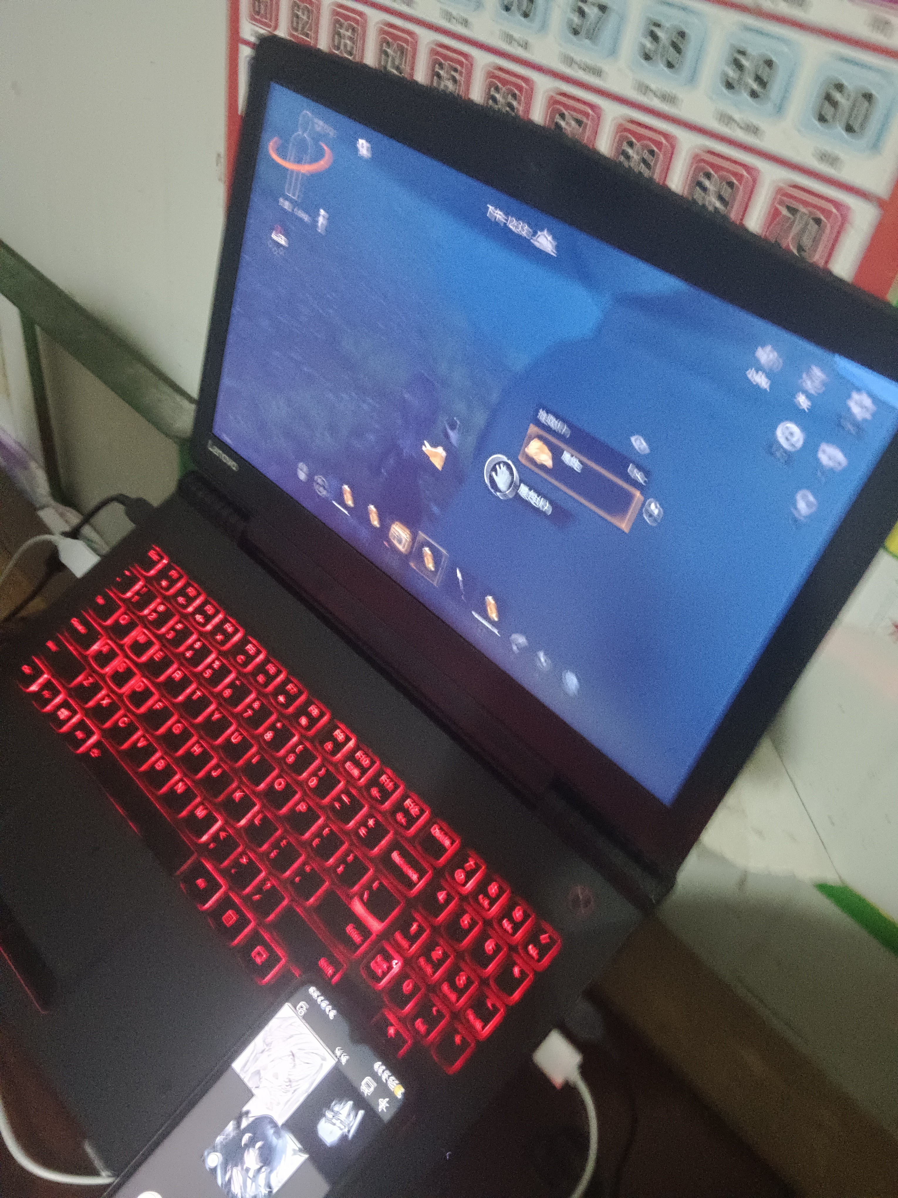 联想（Lenovo) 拯救者15.6寸Y7000/ R9000P高刷电竞吃鸡设计游戏本二手笔记本电脑 95新i7-7700H 1050Ti吃鸡款R720 8G256G/定制升级99新 实拍图