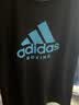 阿迪达斯（adidas）【特价清仓】夏季男女同款短袖男T恤跑步健身运动速干 2XL  黑 实拍图