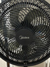 美的（Midea）【超级单品】七叶轻音立式电风扇家用柔风落地扇台式桌面小型风扇大风量节能摇头宿舍电扇 SAF30AB 实拍图