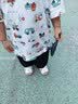 巴拉巴拉童装男童t恤短袖女童纯棉2026新夏季亲子装儿童衣服婴儿半袖白色 绿红色调00346 【夏季婴幼款】 90 实拍图