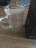 雅集豪饮杯玻璃杯办公室 耐热大容量办公水杯 男士带盖泡茶杯子850ml 实拍图