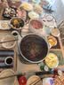 九阳（Joyoung）0涂层IH秒涮电火锅火锅专用锅电锅家用4-8人分体式可拆洗多功能电蒸锅不锈钢电煮锅6L火锅锅GN12 实拍图