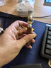 万晨Woalmorn手表带男女真皮表带代用天梭浪琴卡西欧天王欧米茄万国dw皮表带黑色玫瑰金蝴蝶双按扣20mm 实拍图