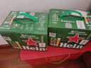 喜力（Heineken）啤酒500ml*6听 礼盒装 带提手夏日欢聚婚宴用酒 实拍图