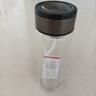 【京东物流配送】高硼硅双层玻璃杯大容量泡茶杯水杯子茶水分离杯 【双层加厚】茶杯350ml1只 实拍图