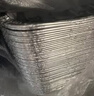 厨王爷空气炸锅专用锡纸碗盘20.5cm*50只方形锡箔纸铝箔烤盘一次性餐盒 实拍图