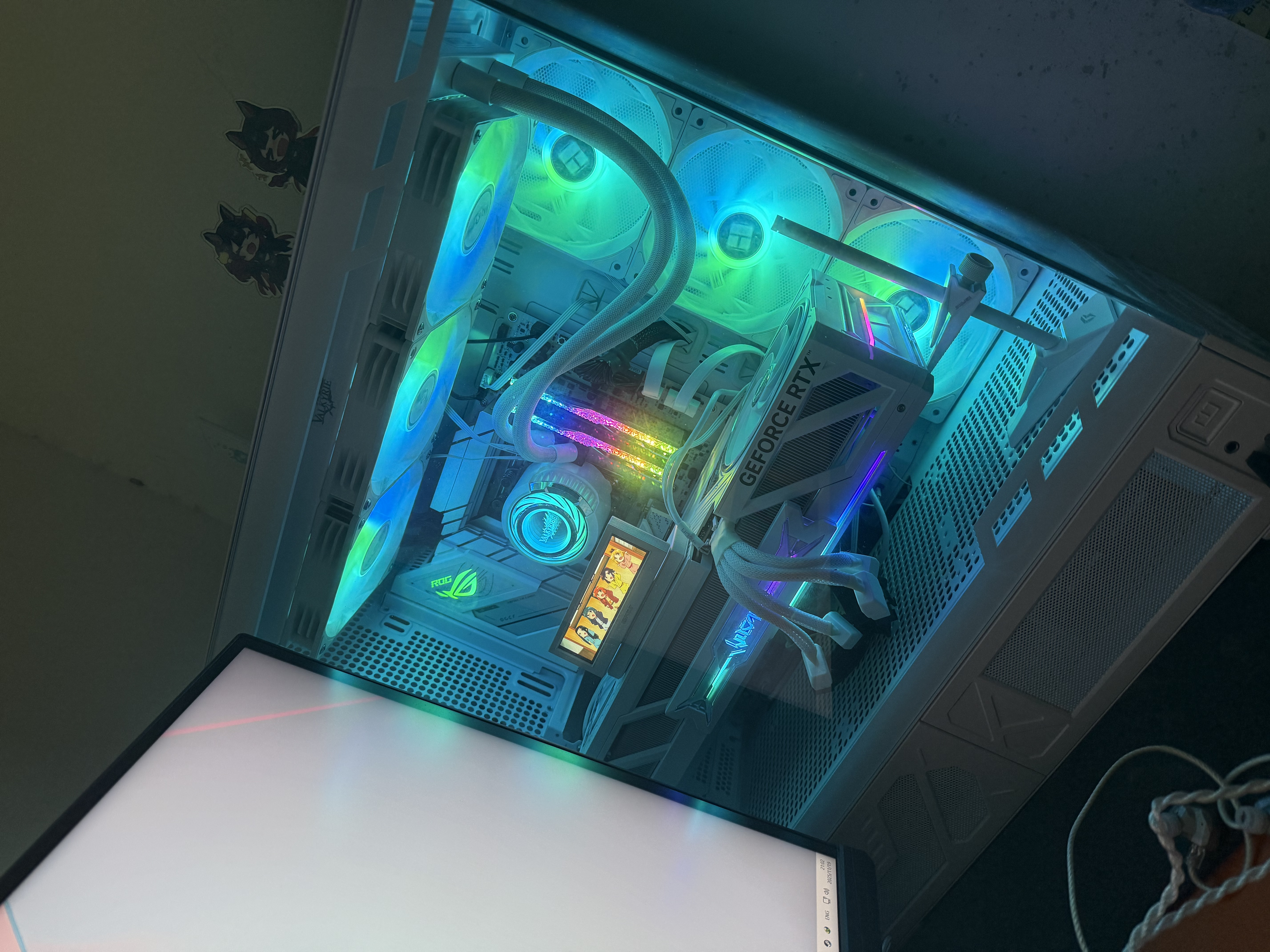九州风神（DEEPCOOL）阿萨辛4白色风冷散热器（7热管280W/双模散热/不挡内存/磁吸顶盖/ASSASSIN IV WH） 实拍图