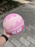 安踏（ANTA）篮球儿童5号小学生幼儿园4号室内外耐磨橡胶青少年7号蓝球 粉5号 实拍图