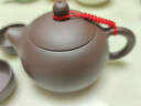 古往今来 宜兴原矿纯全紫砂壶名家手工泡茶壶家用功夫茶具套装 球孔西施壶 [升级卡盖]320ml·蜂巢出水 实拍图