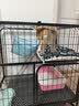 京喜自营-专用品牌猫笼子超大室内猫别墅多层猫舍送货上门 【热销推荐】方管款-黑色双层70*55*75 套餐二：七件套 实拍图