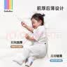 bebebus婴儿睡袋的确凉桑蚕丝春夏季薄款儿童分腿睡袋短袖宝宝防踢被 S码 实拍图