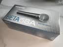 SHURE舒尔BETA 58A专业动圈有线麦克风家用K歌直播舞台演出录音话筒 6.5mm卡侬线+桌面支架套餐 实拍图
