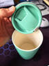 膳魔师（THERMOS）咖啡杯男女办公高颜值日系简约杯子情侣水杯学生杯子TCDP 梅青【304+涂层内胆】 415ml 实拍图