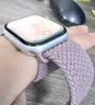 iboann适用apple watch s10表带S11编织iWatchs9腕带磁吸音乐小狗苹果手表s8表带s7/s6/se3高级ultra配件 烟紫色磁吸编织表带·听音乐小狗 38/40/41/42 实拍图