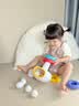 MKBIBI叠叠乐玩具萌鸭不倒翁0-1岁婴幼儿童套圈玩具 实拍图