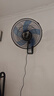 美的（Midea）【五叶飓风】工业遥控壁扇/挂壁式商居两用金属扇120°广角摇头定时电风扇工厂通风吊扇 FW40-11AR 实拍图