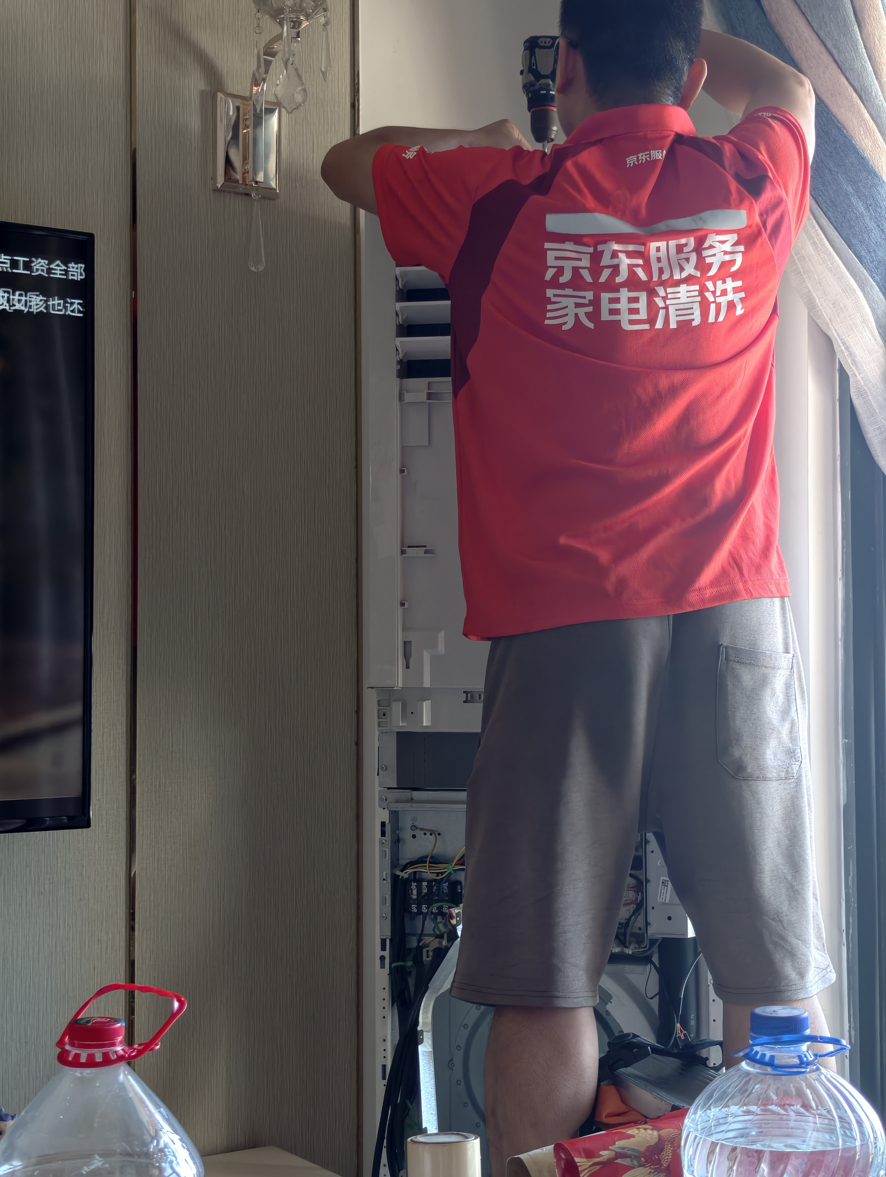 京东家政清洗 空调方形柜机全拆洗 家电清洗上门服务清洁保养保洁 实拍图