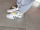 阿迪达斯 adidas三叶草  samba T头鞋运动鞋男女休闲鞋B75806 43 实拍图