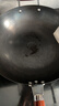 苏泊尔（SUPOR）圆底炒锅铁锅无涂层炒菜锅燃气灶凹面电磁炉通用 家用熟铁锅精铁 【有副把手】圆底纯铁 34cm 实拍图
