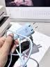 中诺适用于苹果17/16/15充电线Type-C数据线双头PD65W快充iphone17/平板电脑Type-C转苹果11-14充电线 【海洋蓝】45W充电头+Type-C快充线 实拍图
