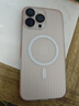 猩球卫士高级感防指纹适用Apple/苹果iPhone16ProMax磁吸瓦楞手机壳超薄行李箱条纹保护套磨砂外壳橙 实拍图