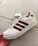adidas NY 90 STRIPES经典运动板鞋男女阿迪达斯三叶草   汉玉白/红色/金色   37 实拍图