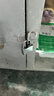 鸣固 金属挂锁 家用学校商铺门锁防水防锈门锁工具锁小防盗窗锁四把钥匙不通开  仿不锈钢40mm 实拍图
