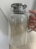 青苹果凉水壶家用冷泡壶泡茶壶1.95L 高硼硅玻璃冷水壶耐高温茶水分离 实拍图